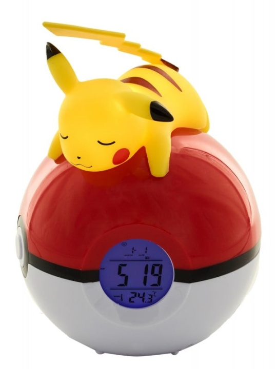 Pokémon Pokemon - Pikachu lysende vækkeur FM (52800POKE9) i gruppen LEGETØJ, BØRN & BABY / Legetøj / Elektronik og medier / Anden elektronik og medier hos TP E-commerce Nordic AB (C82527)