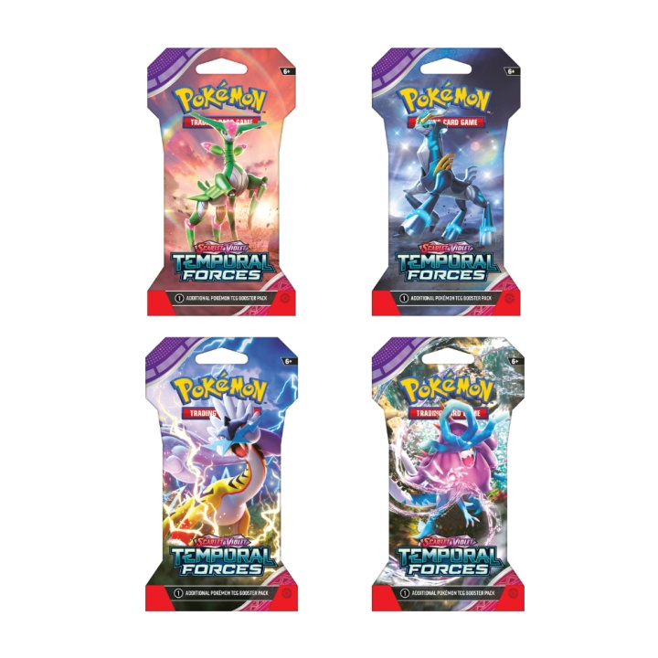Pokémon Pokemon - SV4 Temporal Forces Blister 1P (POK85663) i gruppen LEGETØJ, BØRN & BABY / Spil / Kortspil hos TP E-commerce Nordic AB (C82602)