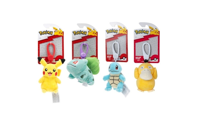 Pokémon POKEMON - PLYS CLIP ON W9 ASS (95177-9) i gruppen LEGETØJ, BØRN & BABY / Legetøj / Figurer, miniaturer og tilbehør hos TP E-commerce Nordic AB (C82621)