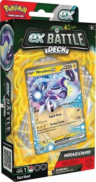 Pokémon Pokemon - Battle Deck EX - Miraidon (POK85754) i gruppen LEGETØJ, BØRN & BABY / Spil / Kortspil hos TP E-commerce Nordic AB (C82678)