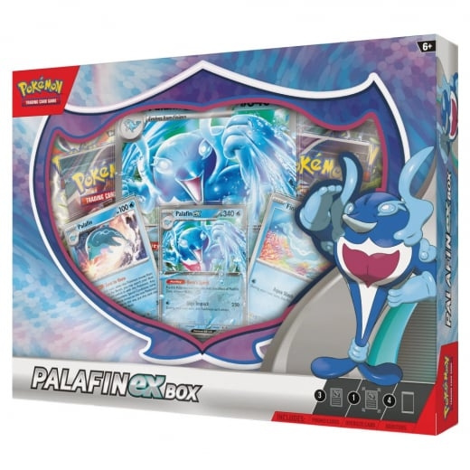 Pokémon Palafin EX-boks (POK85758) i gruppen LEGETØJ, BØRN & BABY / Spil / Kortspil hos TP E-commerce Nordic AB (C82682)