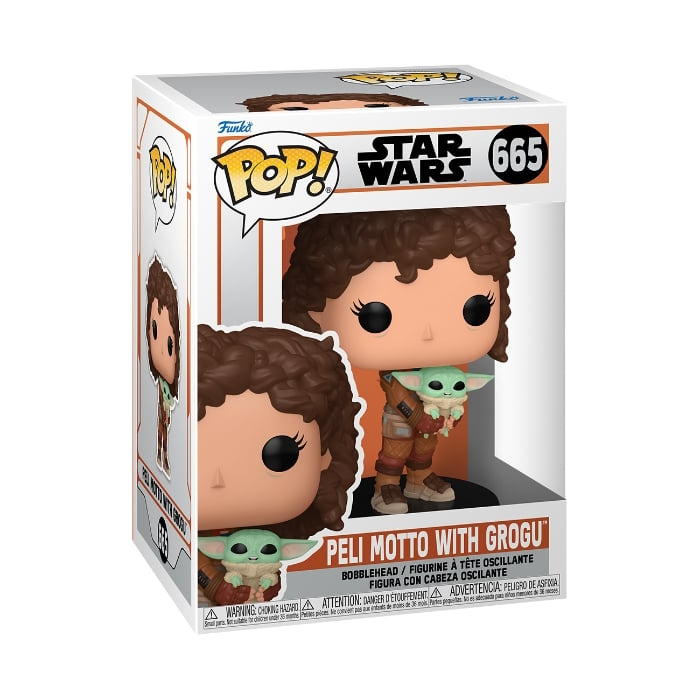 Funko Pop! - Vinyl Mandalorian - Peli Motto W/Grogu (76552) i gruppen LEGETØJ, BØRN & BABY / Legetøj / Figurer, miniaturer og tilbehør hos TP E-commerce Nordic AB (C82733)