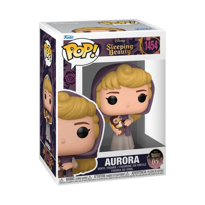 Funko Pop! - Vinyl Sleeping Beauty 65th - Aurora w/Owl (78181) i gruppen LEGETØJ, BØRN & BABY / Legetøj / Figurer, miniaturer og tilbehør hos TP E-commerce Nordic AB (C82742)