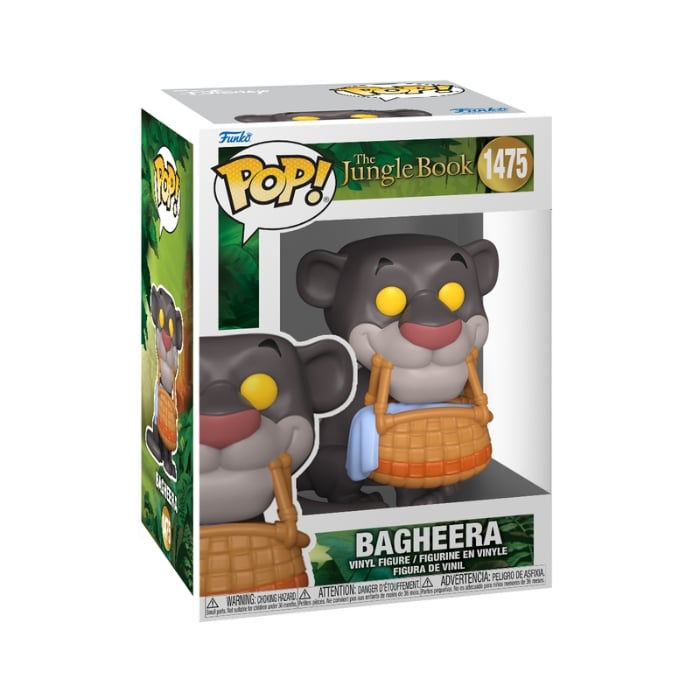 Funko Pop! - Vinyl Junglebogen - Bagheera med kurv (80786) i gruppen LEGETØJ, BØRN & BABY / Legetøj / Figurer, miniaturer og tilbehør hos TP E-commerce Nordic AB (C82780)