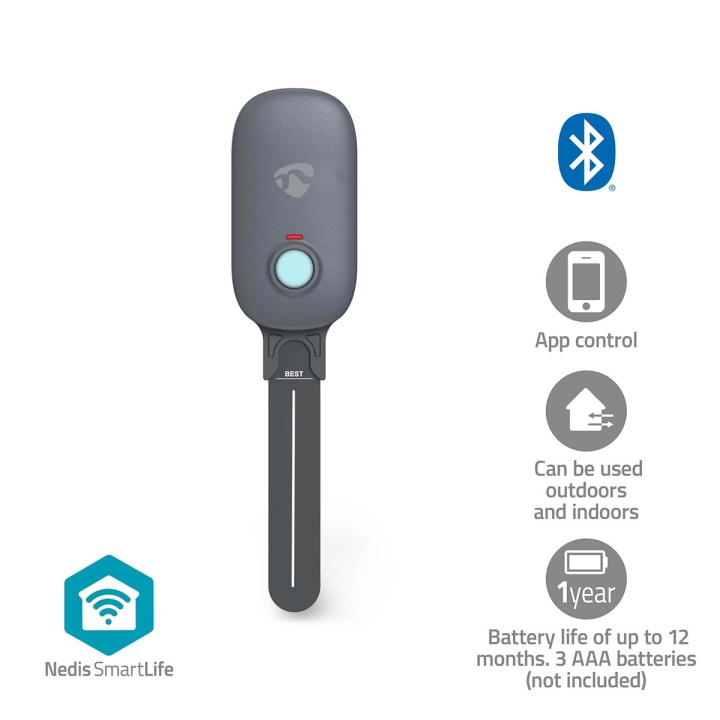 Nedis SmartLife Soil Moisture Meter | Bluetooth® | Battery Powered | IP55 | 0 - 100 | Android™ / IOS i gruppen HJEM, HUS & HAVE / Smart hjem / Smarte sensorer hos TP E-commerce Nordic AB (C82804)