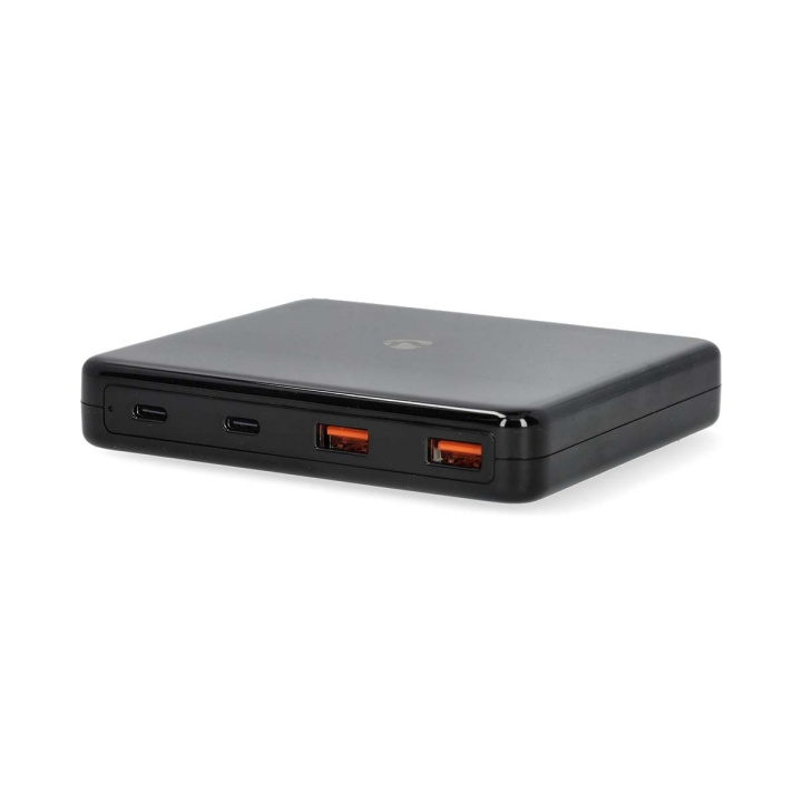 Nedis Bordlader | 65 W | GaN | 1.5 / 2.0 / 2.5 / 3.0 / 3.25 A A | Antal output: 4 | USB-A / USB-C™ | Euro | 1.50 m | Automatisk Valgt Spænding i gruppen SMARTPHONES & TABLETS / Opladere og kabler / Vægoplader / Vægoplader USB hos TP E-commerce Nordic AB (C82809)