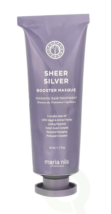 Maria Nila Sheer Silver Booster Masque 50 ml i gruppen SKØNHED & HELSE / Hår og styling / Hårpleje / Hårmaske hos TP E-commerce Nordic AB (C82881)