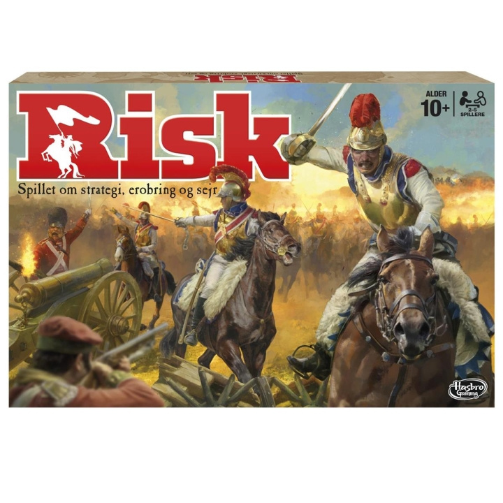 Hasbro Risk - Spillet om strategi, erobring og sejr (DK) i gruppen LEGETØJ, BØRN & BABY / Spil / Brætspil hos TP E-commerce Nordic AB (C83224)