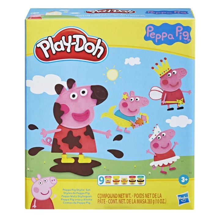 Play-Doh Peppa Pig Playset Stylin\' Set i gruppen LEGETØJ, BØRN & BABY / Legetøj / Lege ler, lege sand og tilbehør hos TP E-commerce Nordic AB (C83234)