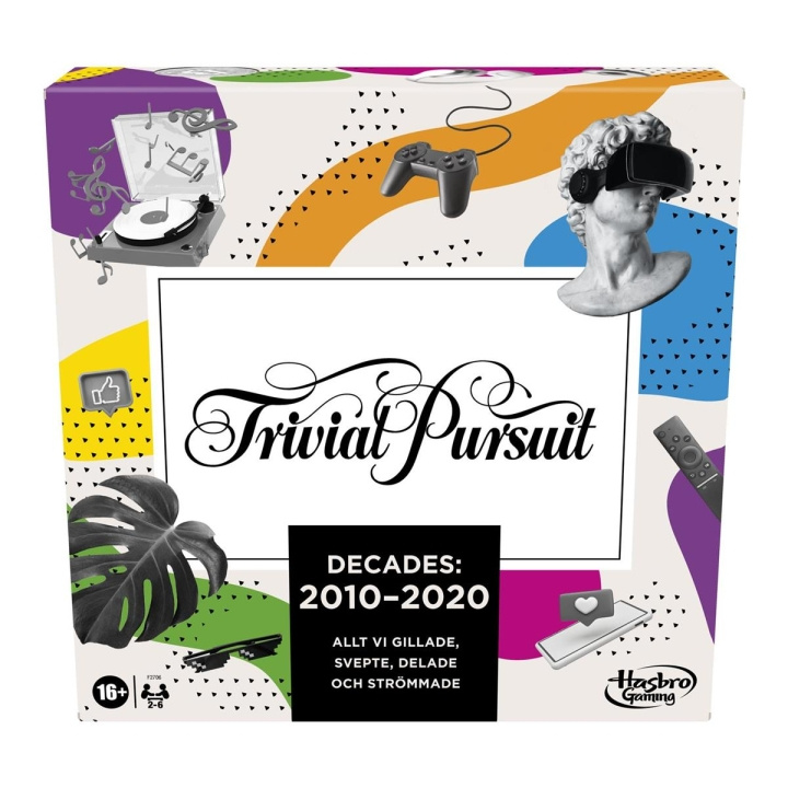 Hasbro Trivial Pursuit Decades: 2010-2020 (SE) i gruppen LEGETØJ, BØRN & BABY / Spil / Brætspil hos TP E-commerce Nordic AB (C83241)