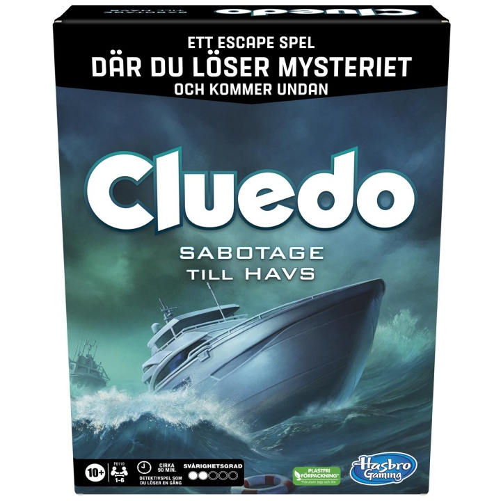 Hasbro Cluedo Escape Danger på S.S. Disaster (SE) i gruppen LEGETØJ, BØRN & BABY / Spil / Brætspil hos TP E-commerce Nordic AB (C83262)
