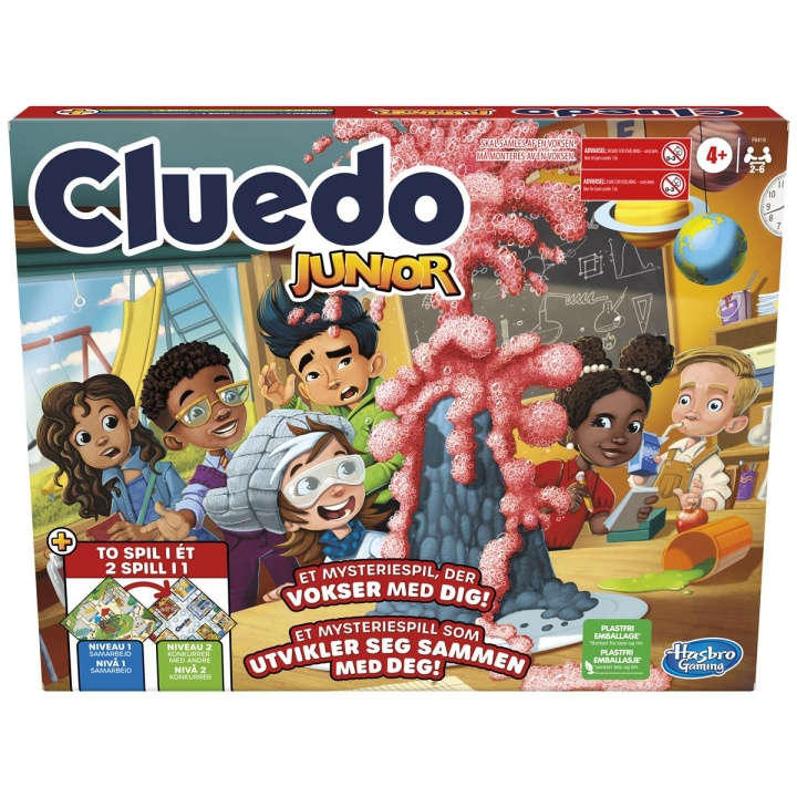 Hasbro Cluedo Junior 2 spil i 1 (DK/NO) i gruppen LEGETØJ, BØRN & BABY / Spil / Brætspil hos TP E-commerce Nordic AB (C83273)