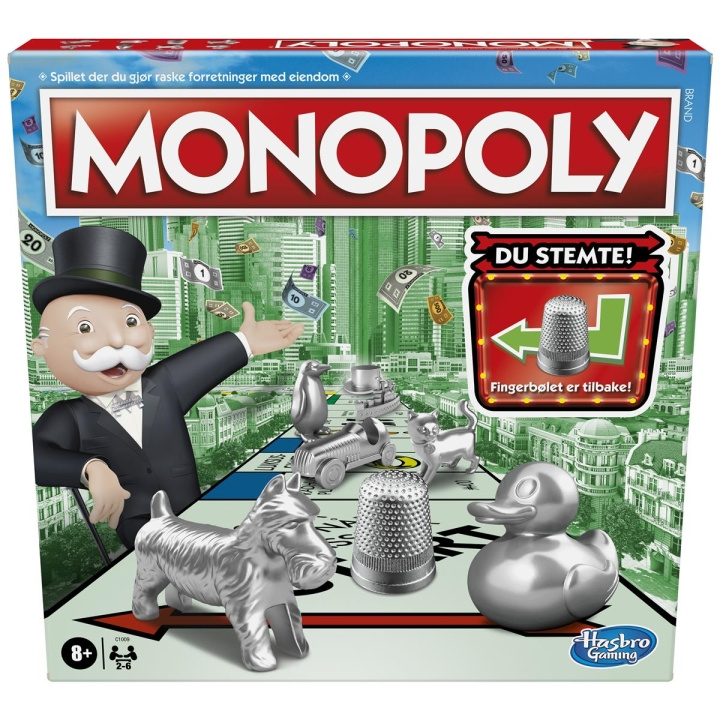 Hasbro Monopoly Classic (NO) i gruppen LEGETØJ, BØRN & BABY / Spil / Brætspil hos TP E-commerce Nordic AB (C83277)
