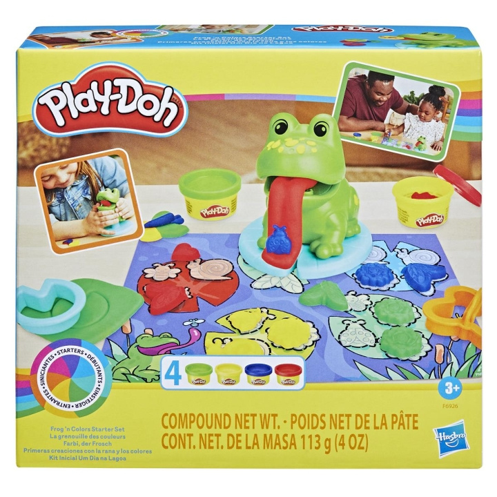 Play-Doh Starters legesæt Frog \'n Colors i gruppen LEGETØJ, BØRN & BABY / Legetøj / Lege ler, lege sand og tilbehør hos TP E-commerce Nordic AB (C83346)