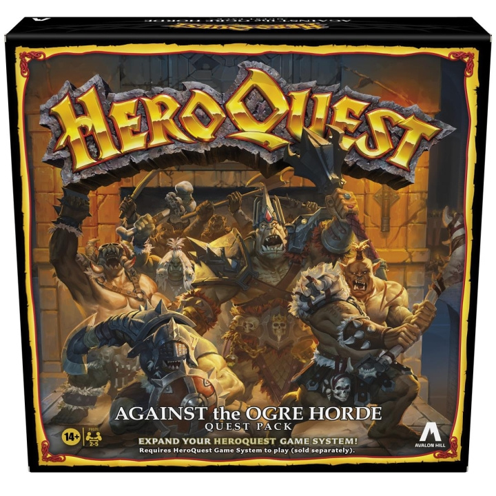 Hasbro HeroQuest Expansion Ogre Horde Quest Pack (EN) i gruppen LEGETØJ, BØRN & BABY / Spil / Brætspil hos TP E-commerce Nordic AB (C83356)