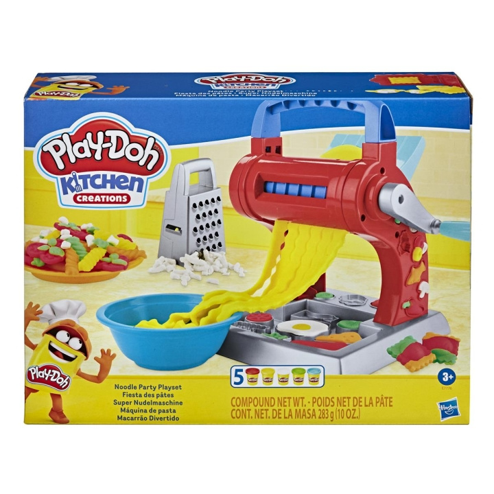 Play-Doh Kitchen Creations Noodle Party-legesæt i gruppen LEGETØJ, BØRN & BABY / Legetøj / Lege ler, lege sand og tilbehør hos TP E-commerce Nordic AB (C83369)