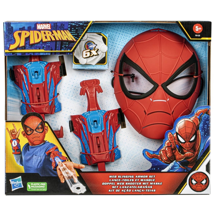 Spider-Man Web Slinging Armor Set i gruppen LEGETØJ, BØRN & BABY / Legetøj / Action spil hos TP E-commerce Nordic AB (C83374)