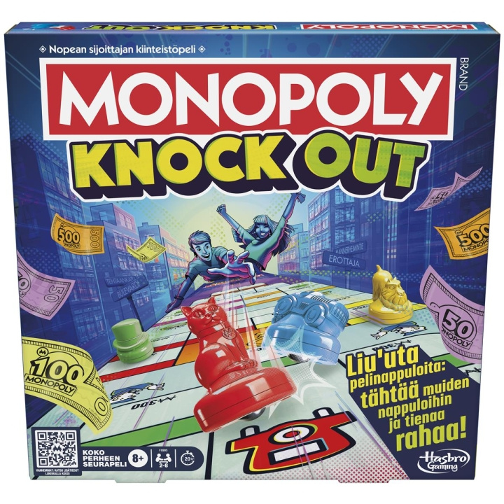 Hasbro Monopoly Knockout (FI) i gruppen LEGETØJ, BØRN & BABY / Spil / Brætspil hos TP E-commerce Nordic AB (C83453)