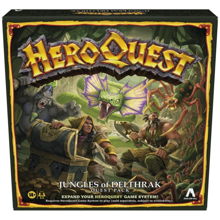 Hasbro HeroQuest Expansion Jungles of Delthrak (EN) i gruppen LEGETØJ, BØRN & BABY / Spil / Brætspil hos TP E-commerce Nordic AB (C83455)