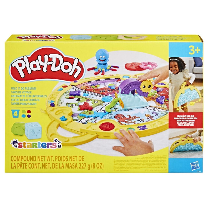 Play-Doh Starters Legesæt Fold and Go Legemåtte i gruppen LEGETØJ, BØRN & BABY / Legetøj / Lege ler, lege sand og tilbehør hos TP E-commerce Nordic AB (C83479)