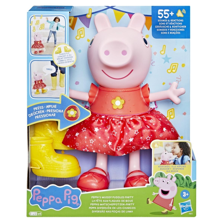 Peppa Pig Peppas Muddy Puddles Party i gruppen LEGETØJ, BØRN & BABY / Legetøj / Elektronik og medier / Interaktivt legetøj hos TP E-commerce Nordic AB (C83480)