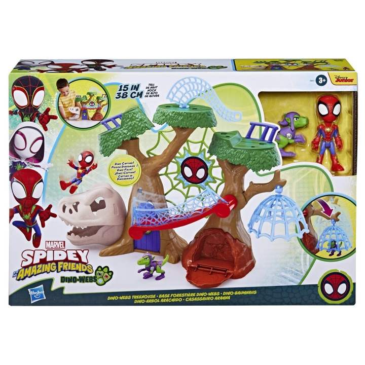 Spidey og hans fantastiske venner Legesæt Dino Webs Træhus i gruppen LEGETØJ, BØRN & BABY / Legetøj / Legesæt hos TP E-commerce Nordic AB (C83482)