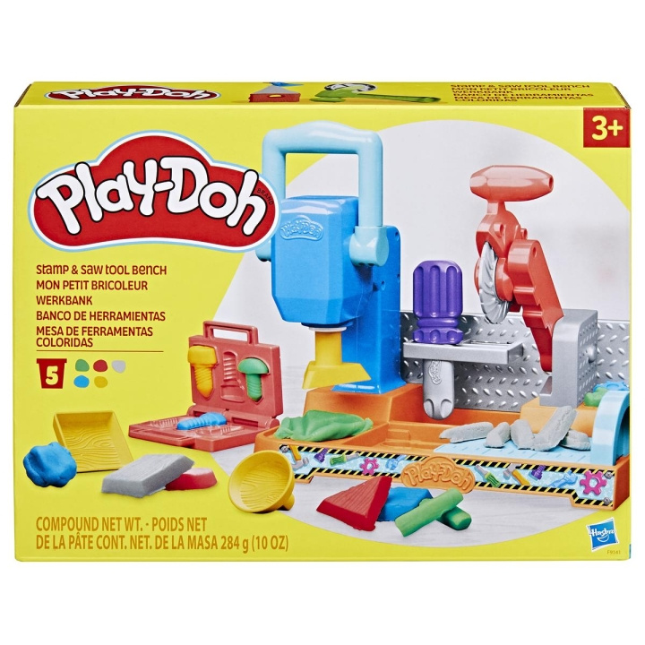 Play-Doh Playset Stamp\'n Tool Bench i gruppen LEGETØJ, BØRN & BABY / Legetøj / Lege ler, lege sand og tilbehør hos TP E-commerce Nordic AB (C83504)