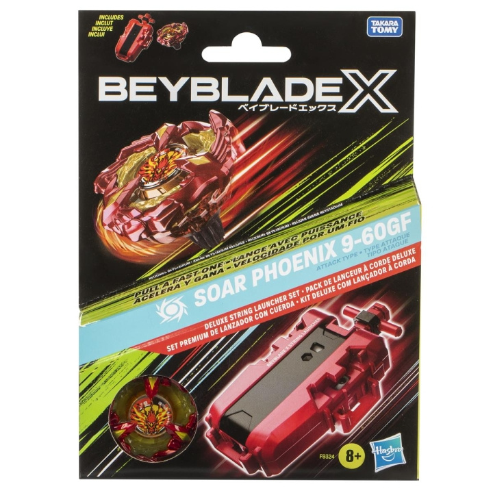 Hasbro Beyblade Burst BBX Deluxe Launcher & Top Soar Phoenix 9-60GF i gruppen LEGETØJ, BØRN & BABY / Legetøj / Action spil hos TP E-commerce Nordic AB (C83509)
