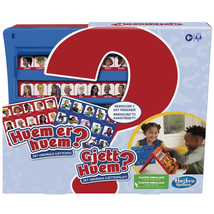 Hasbro Gæt hvem (DK/NO) i gruppen LEGETØJ, BØRN & BABY / Spil / Brætspil hos TP E-commerce Nordic AB (C83531)