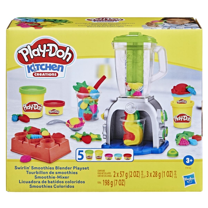 Play-Doh Kitchen Creations-legesæt Swirlin Smoothies Blender i gruppen LEGETØJ, BØRN & BABY / Legetøj / Lege ler, lege sand og tilbehør hos TP E-commerce Nordic AB (C83543)