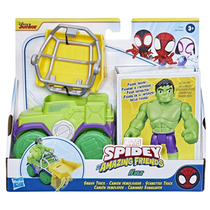Spidey og hans fantastiske venner køretøj og figur Hulk i gruppen LEGETØJ, BØRN & BABY / Legetøj / Figurer, miniaturer og tilbehør hos TP E-commerce Nordic AB (C83548)