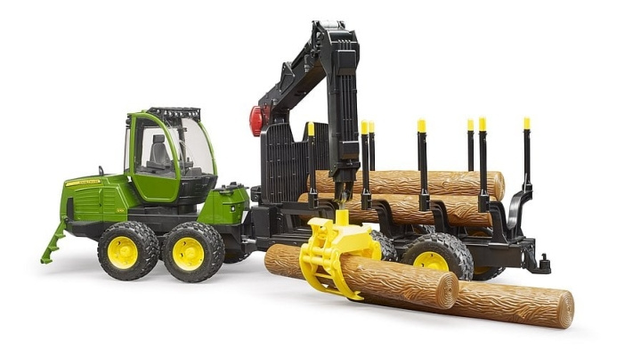 Bruder John Deere - Skovningsmaskine af typen Forwarder (02133) i gruppen LEGETØJ, BØRN & BABY / Legetøj / Legetøjsbiler hos TP E-commerce Nordic AB (C83636)