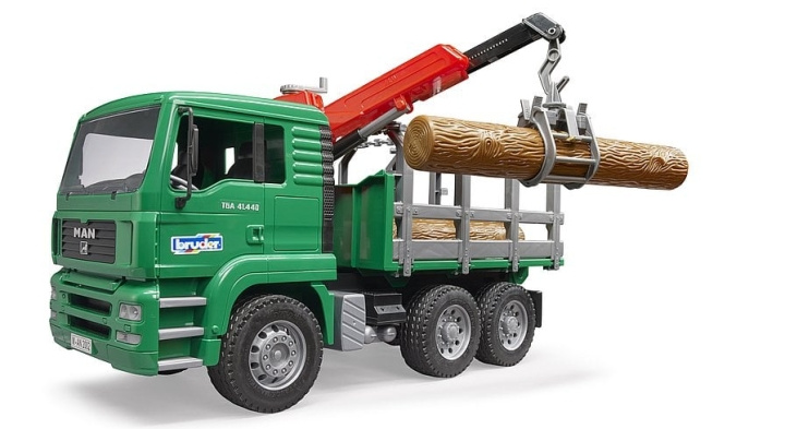 Bruder MAN TimberTruck med læsning (02769) i gruppen LEGETØJ, BØRN & BABY / Legetøj / Legetøjsbiler hos TP E-commerce Nordic AB (C83781)
