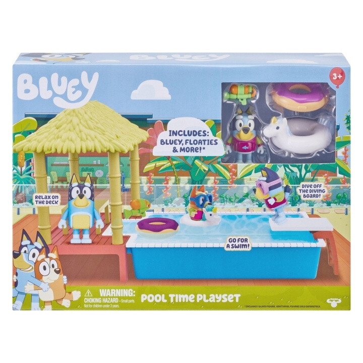 BLUEY Legesæt til pooltid - (90204) i gruppen LEGETØJ, BØRN & BABY / Legetøj / Legesæt hos TP E-commerce Nordic AB (C83791)