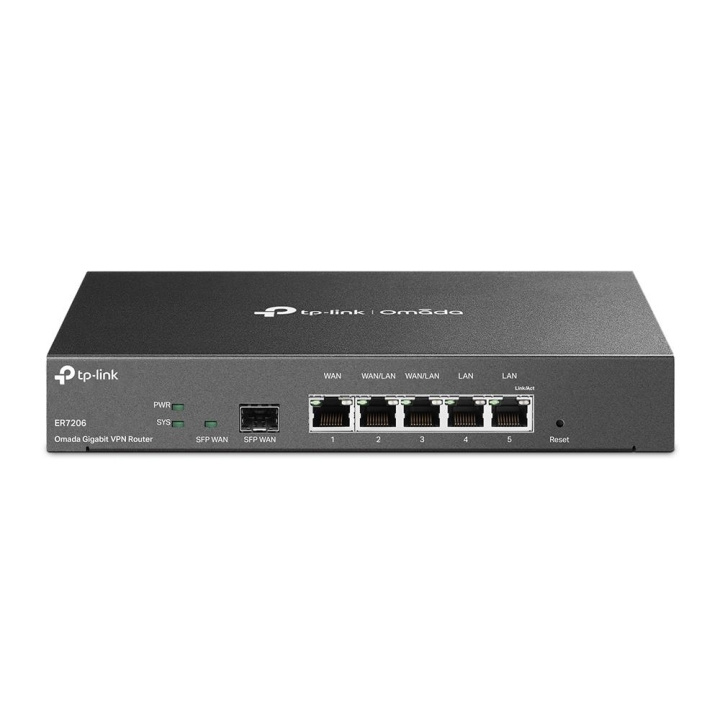 TP-Link SafeStream Omada Gigabit VPN Router /ER7206 (TL-ER7206) i gruppen COMPUTERTILBEHØR / Netværk / Routere hos TP E-commerce Nordic AB (C83835)