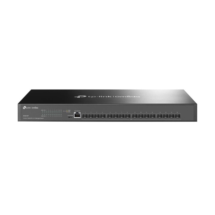 TP-Link JetStream 16-port 10GE SFP+ L2+ administreret switch i gruppen COMPUTERTILBEHØR / Netværk / Switches hos TP E-commerce Nordic AB (C83878)