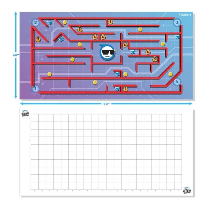 Sphero Maze & Grid kodemåtte i gruppen LEGETØJ, BØRN & BABY / Legetøj / Eksperiment og gør det selv hos TP E-commerce Nordic AB (C84216)
