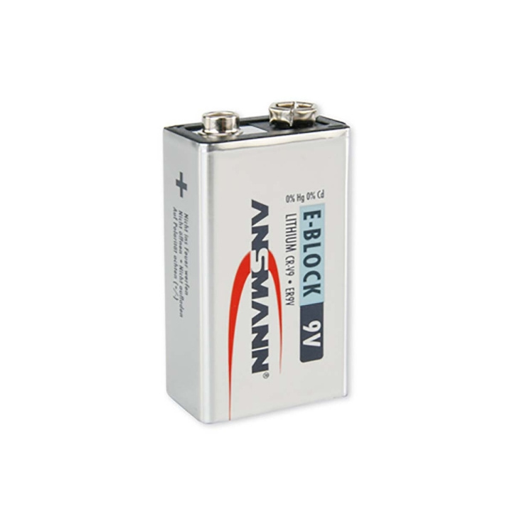 Ansmann 9V Extreme Lithium-batteri i gruppen HJEMMEELEKTRONIK / Batterier og opladere / Batterier / 9V hos TP E-commerce Nordic AB (C84263)