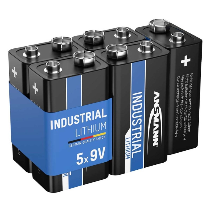 Ansmann 9V industrielt litiumbatteri i 5-pak i gruppen HJEMMEELEKTRONIK / Batterier og opladere / Batterier / 9V hos TP E-commerce Nordic AB (C84264)