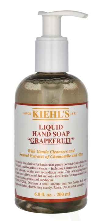 Kiehl\'s Liquid Hand Soap 200 ml Grapefruit i gruppen SKØNHED & HELSE / Hudpleje / Kropspleje / Duft sæbe hos TP E-commerce Nordic AB (C84347)
