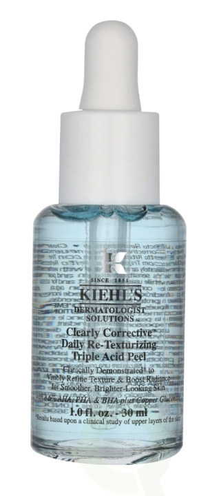 Kiehl\'s Clearly Corrective Daily Re-Texturizing Triple Acid 30 ml i gruppen SKØNHED & HELSE / Hudpleje / Ansigt / Scrub / Peeling hos TP E-commerce Nordic AB (C84349)