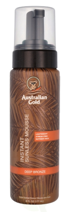 Australian Gold Instant Sunless Mousse 177 ml Deep Bronze i gruppen SKØNHED & HELSE / Hudpleje / Tanning / Brun uden sol hos TP E-commerce Nordic AB (C84412)