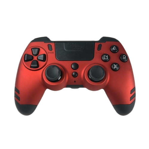 Steelplay MetalTech trådløs controller - RØD i gruppen HJEMMEELEKTRONIK / Spilkonsoller og tilbehør / Sony PlayStation 4 / Tilbehør hos TP E-commerce Nordic AB (C84641)