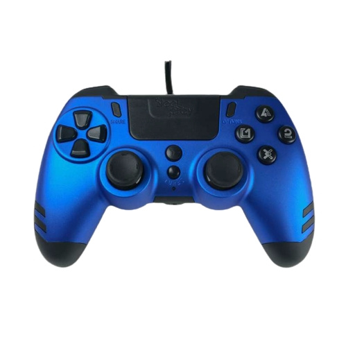 Steelplay MetalTech kablet controller - BLÅ i gruppen HJEMMEELEKTRONIK / Spilkonsoller og tilbehør / Sony PlayStation 4 / Tilbehør hos TP E-commerce Nordic AB (C84642)