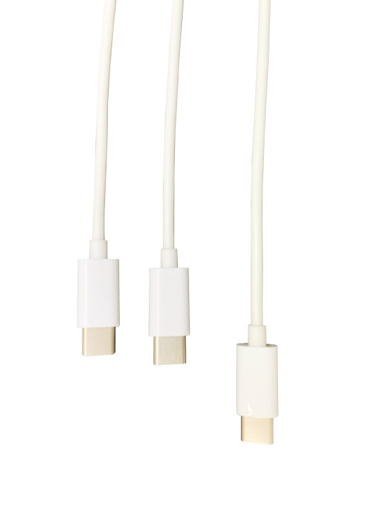 Steelplay Dual Play & Charge-kabel til Ps5-controllere - hvid i gruppen HJEMMEELEKTRONIK / Spilkonsoller og tilbehør / Xbox Series X / Tilbehør hos TP E-commerce Nordic AB (C84814)