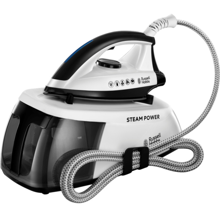 Russell Hobbs Steam Power strygejernsgenerator - sort i gruppen HJEM, HUS & HAVE / Tøjpleje / Ångstationer hos TP E-commerce Nordic AB (C84888)