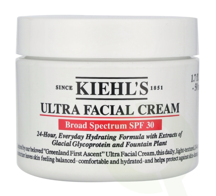 Kiehl\'s Ultra Facial Cream Broad Spectrum SPF30 50 ml i gruppen SKØNHED & HELSE / Hudpleje / Ansigt / Dagcreme hos TP E-commerce Nordic AB (C84979)
