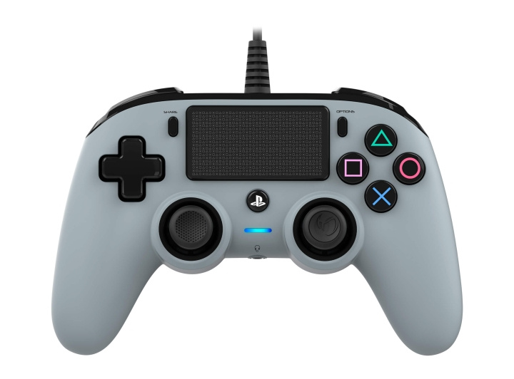 NACON Kompakt controller (grå) i gruppen HJEMMEELEKTRONIK / Spilkonsoller og tilbehør / Sony PlayStation 4 / Tilbehør hos TP E-commerce Nordic AB (C85154)
