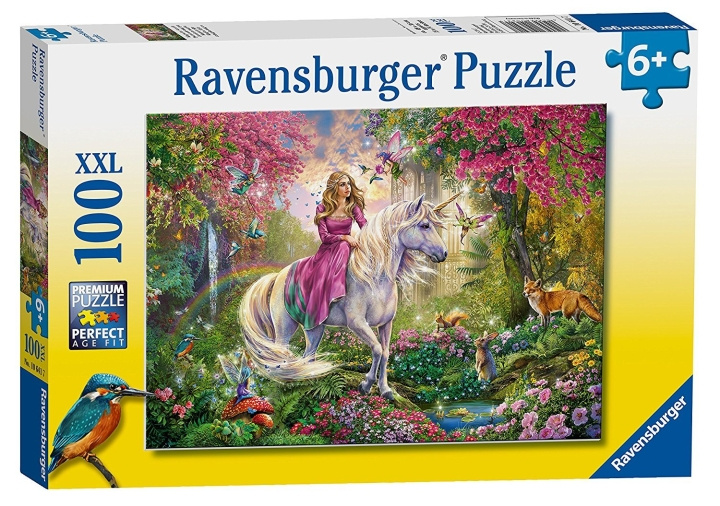 Ravensburger Enhjørninger XXL, puslespil med 100 brikker i gruppen LEGETØJ, BØRN & BABY / Legetøj / børns puslespil hos TP E-commerce Nordic AB (C85222)