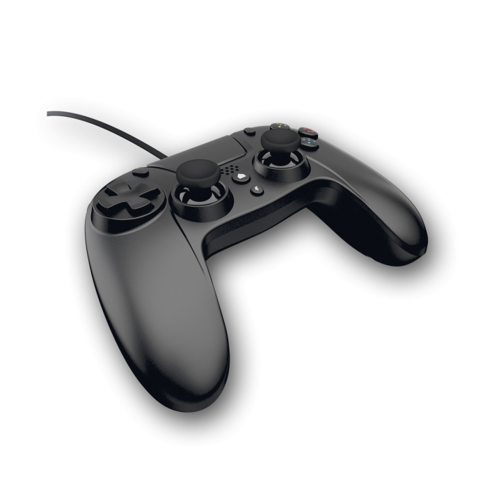 Gioteck Playstation 4 VX-4 kablet controller (sort) i gruppen HJEMMEELEKTRONIK / Spilkonsoller og tilbehør / Sony PlayStation 4 / Tilbehør hos TP E-commerce Nordic AB (C85248)